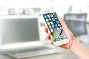 A phone with apps