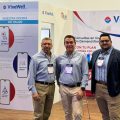 The VivaWell team at a trade show by their stall